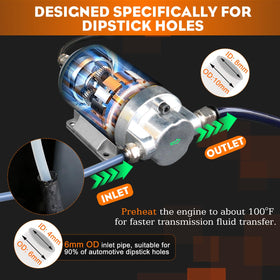 FACFUEL close-up of pure copper motor and metal housing highlighting durable reliable power