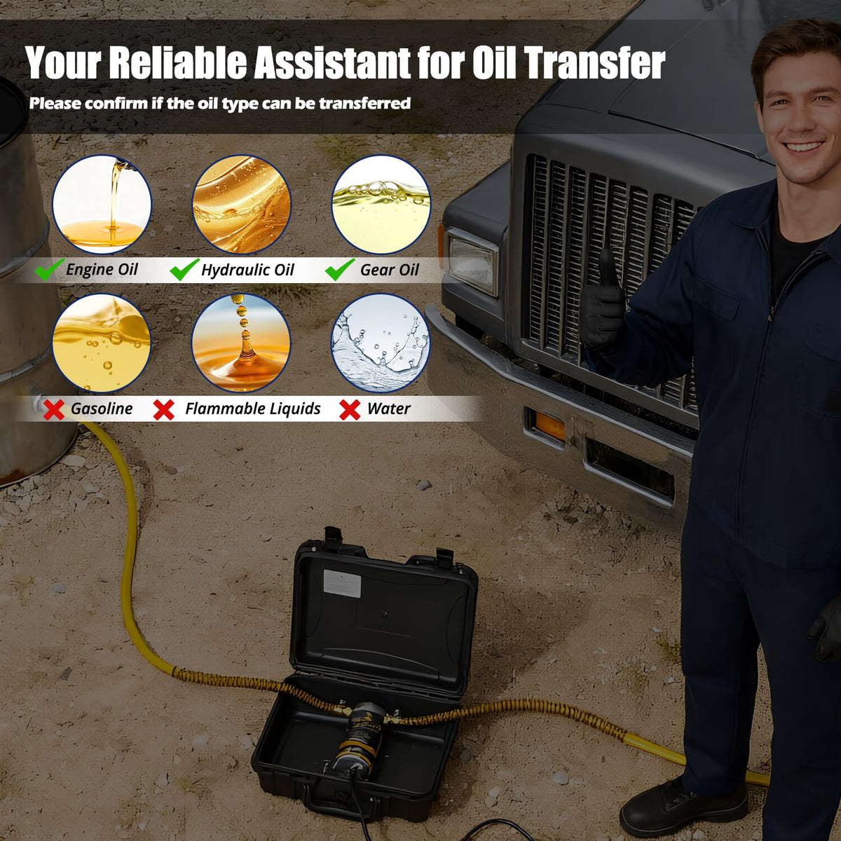 FACFUEL included accessories in storage case for organized transport and ready-to-use convenience