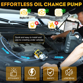 FACFUEL transparent hose with flowing oil allowing real-time monitoring benefit