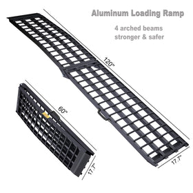 FACHNUO open ramp mounted on truck tailgate demonstrating stable loading