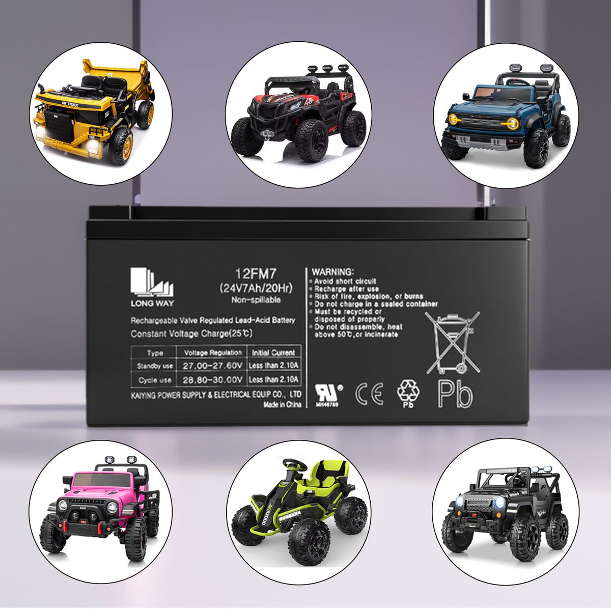 FACJOYMOOU installed in a ride-on toy demonstrating restored performance and fit