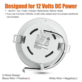 Facon puck light aluminum housing base showing heat-dissipating metal and durability benefit longer life