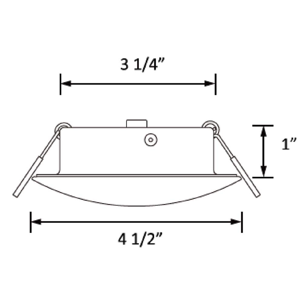 Facon puck light installed in RV ceiling showing integrated look and improved visibility benefit