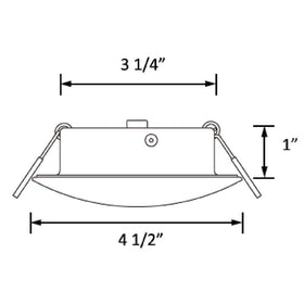 Facon puck light installed in RV ceiling showing integrated look and improved visibility benefit