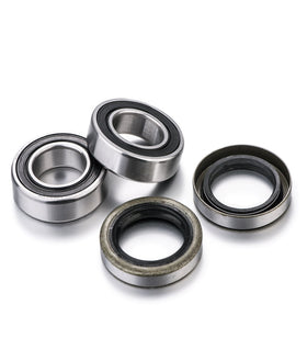 Factory Links kit box front showing complete rear bearing kit and fitment details, durable replacement benefit
