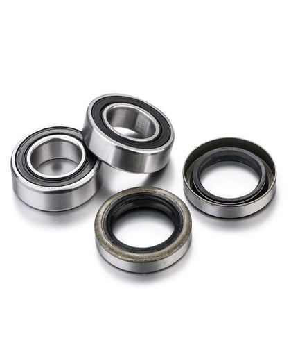 Factory Links kit box front showing complete rear bearing kit and fitment details, durable replacement benefit