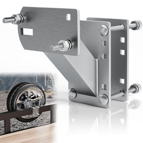 Fadachai front view of spare tire carrier showing secure mount and corrosion resistance