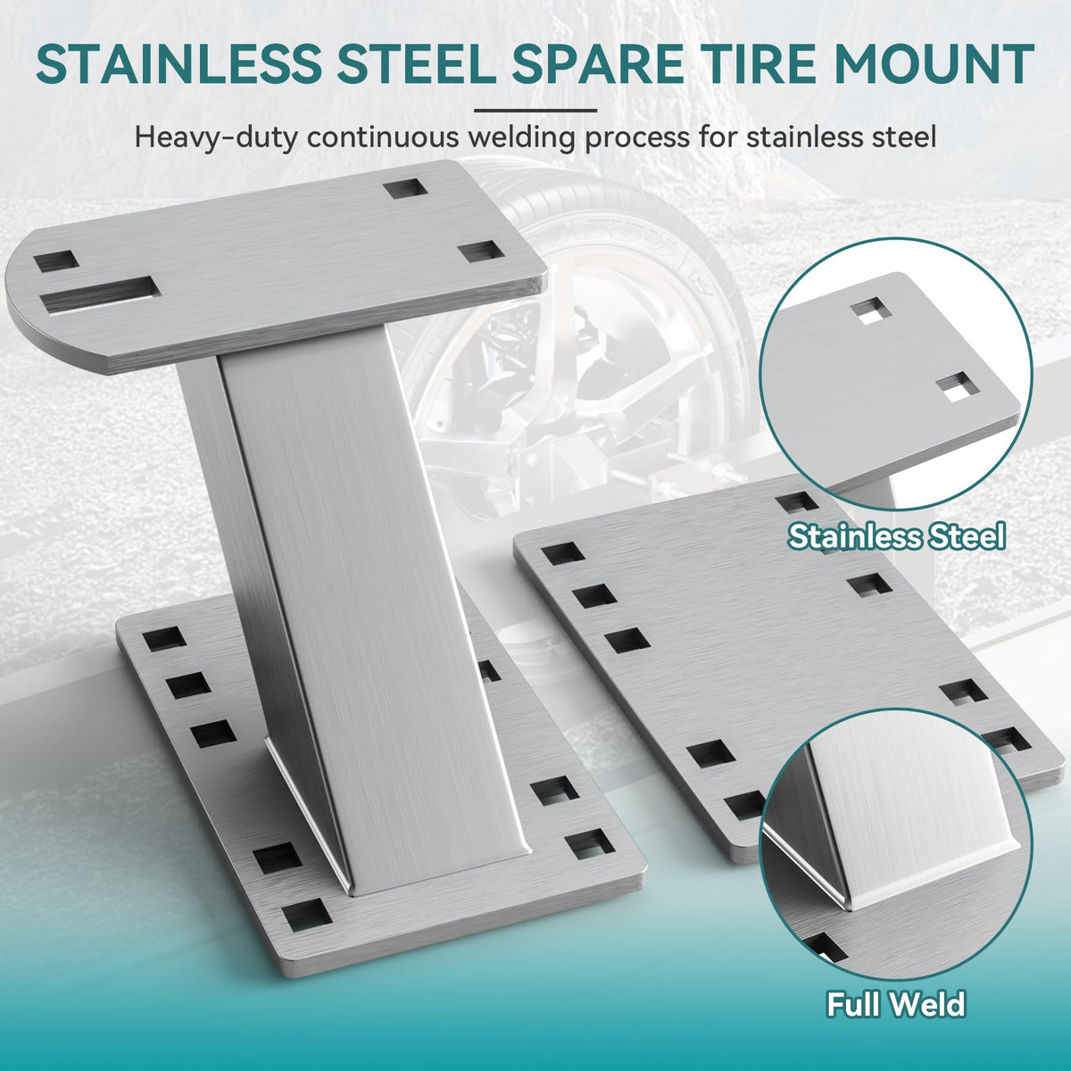 Fadachai included bolts washers and nyloc nuts displayed for tool-easy installation