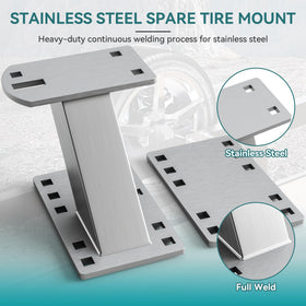 Fadachai included bolts washers and nyloc nuts displayed for tool-easy installation