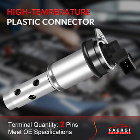 FAERSI electrical plug pins close-up showing precise connector fitment benefit