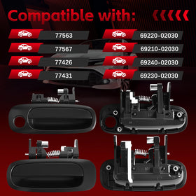 FAERSI handle installation parts with tools highlighting quick, easy DIY replacement