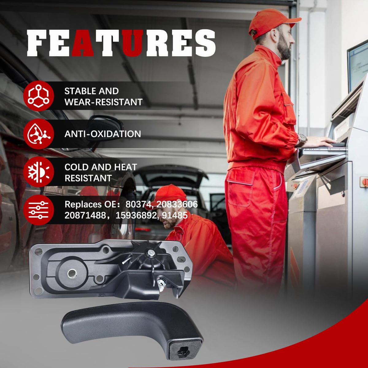 FAERSI handle next to ruler showing size for correct fit confirmation