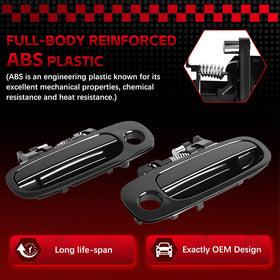 FAERSI front handles installed on Corolla illustrating improved appearance and function