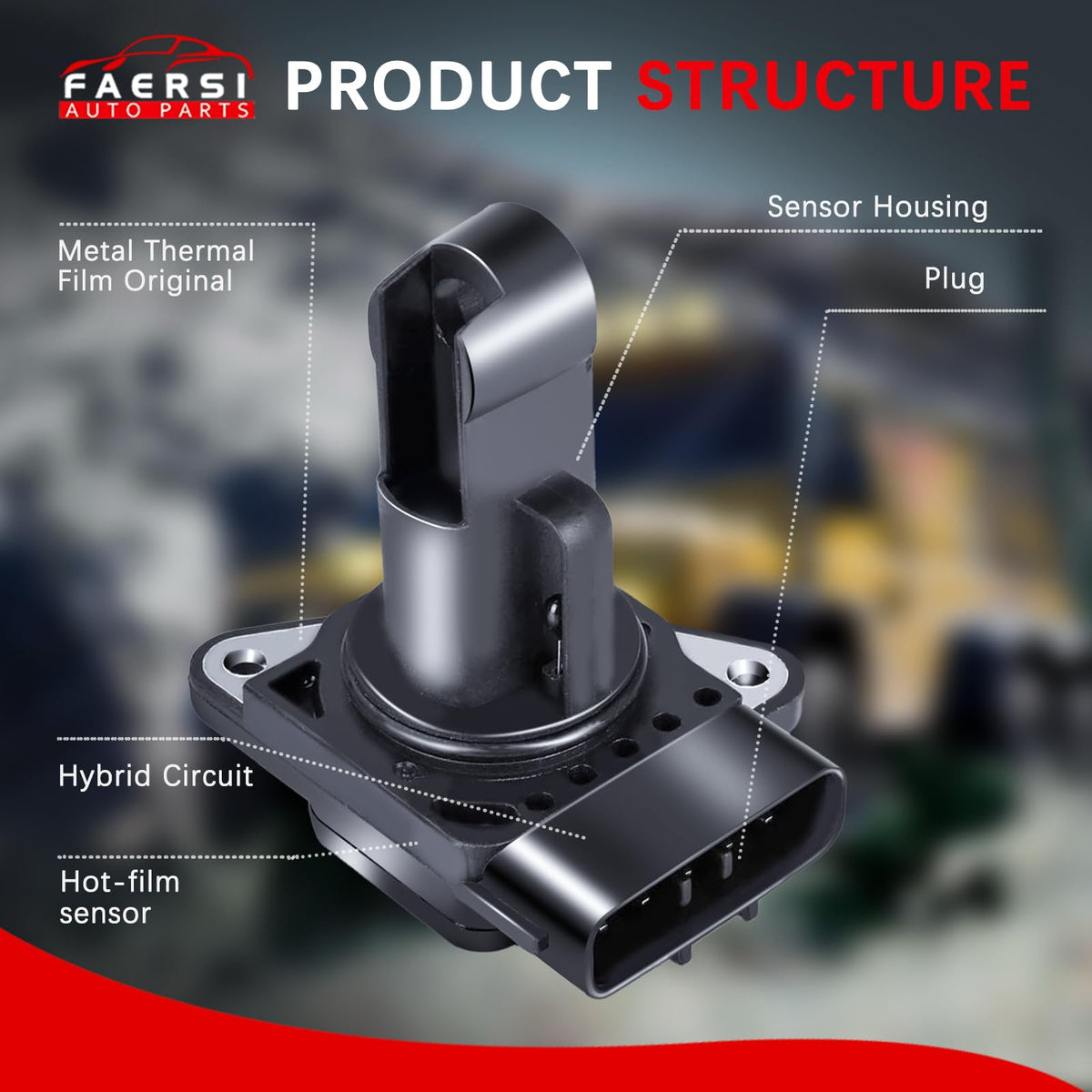 FAERSI mounting flange view showing bolt locations for accurate installation benefit