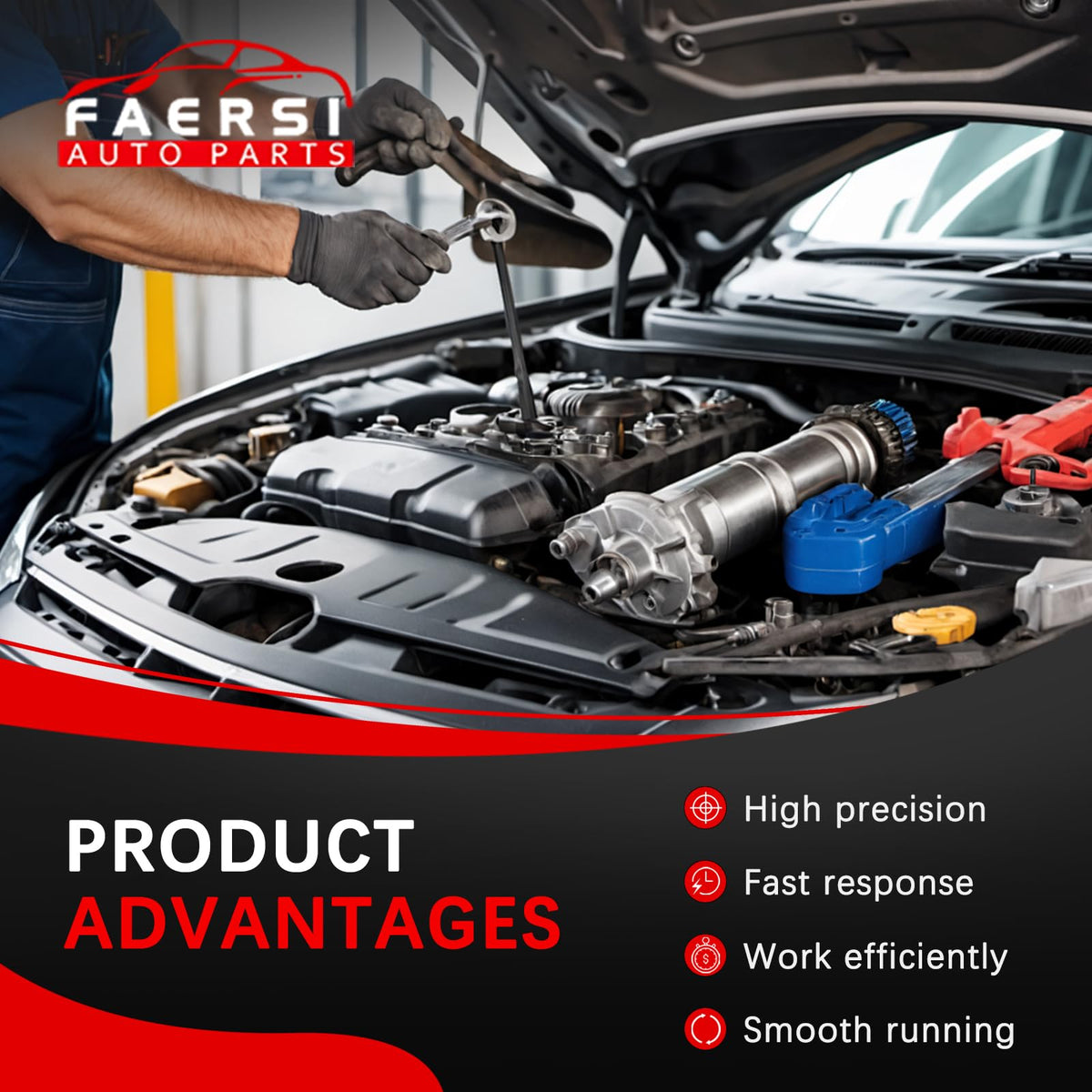 FAERSI sensor element closeup illustrating precise airflow measurement benefit