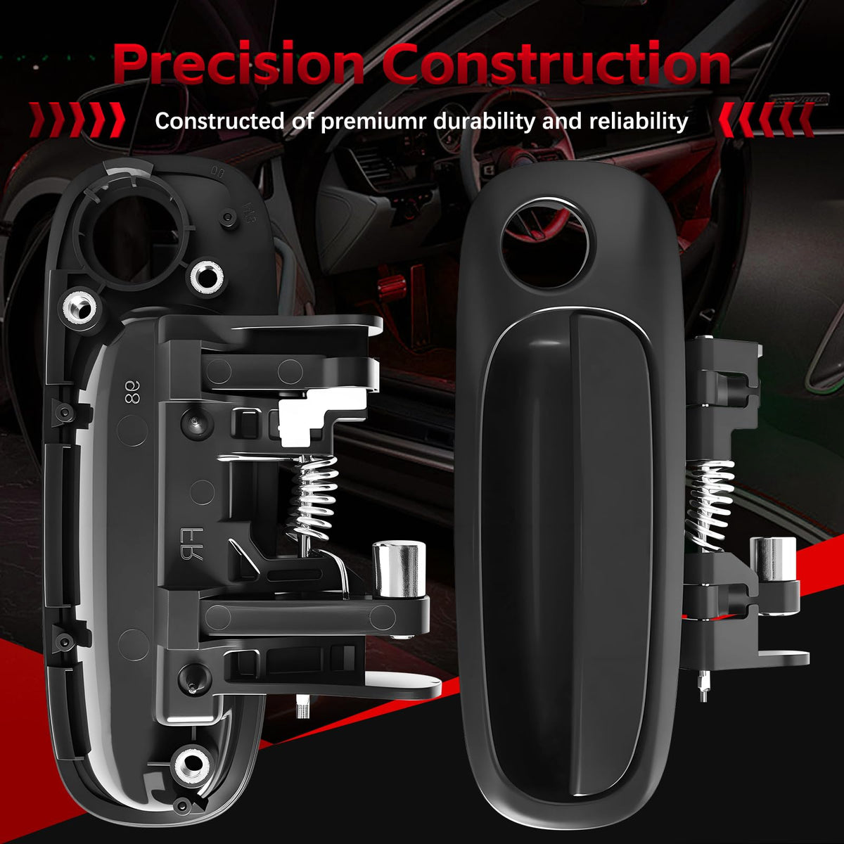 FAERSI rear handle detail view demonstrating durable construction and reliable operation