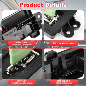 FAERSI resistor installed under dash demonstrating direct fit for fast replacement