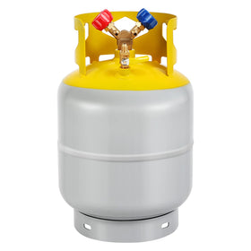 FAHKNS front view of recovery tank showing capacity and durable finish for safer transport