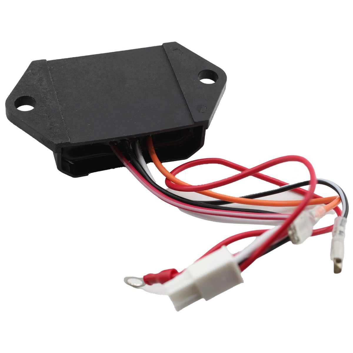FainWan CDI installed in EZGO engine bay demonstrating plug-and-play