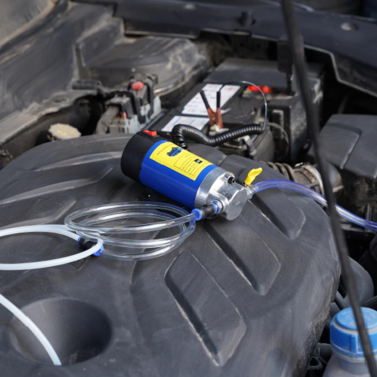 FAITIO pure copper motor close-up highlighting durable, efficient suction performance