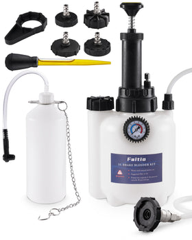 FAITIO front overview of full kit showing clean, single-person bleeding