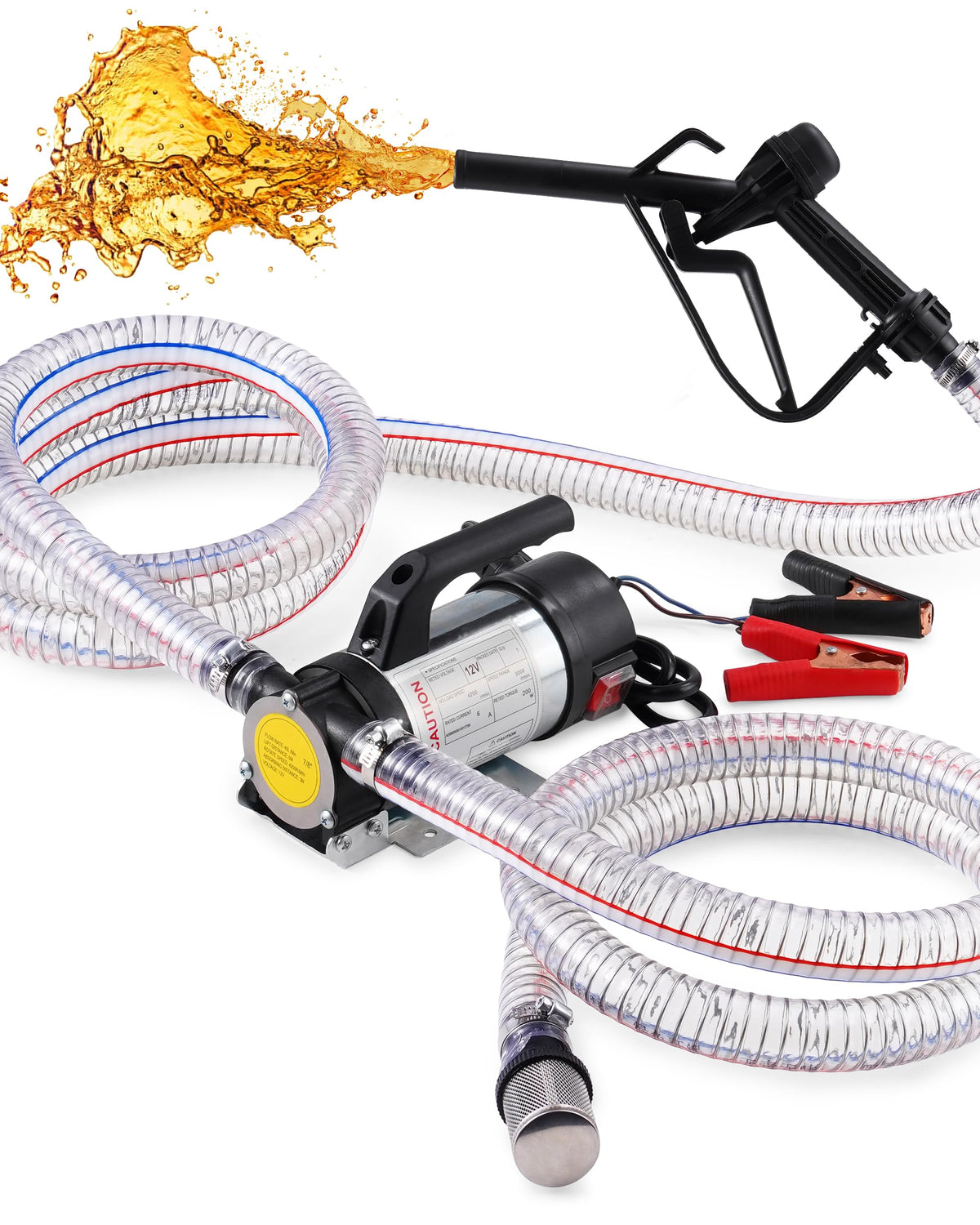 FAITIO front view of pump kit showing complete components and fast setup benefit
