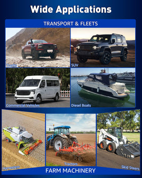 FAITIO refueling a tractor to show fast, convenient on-site fuel transfer