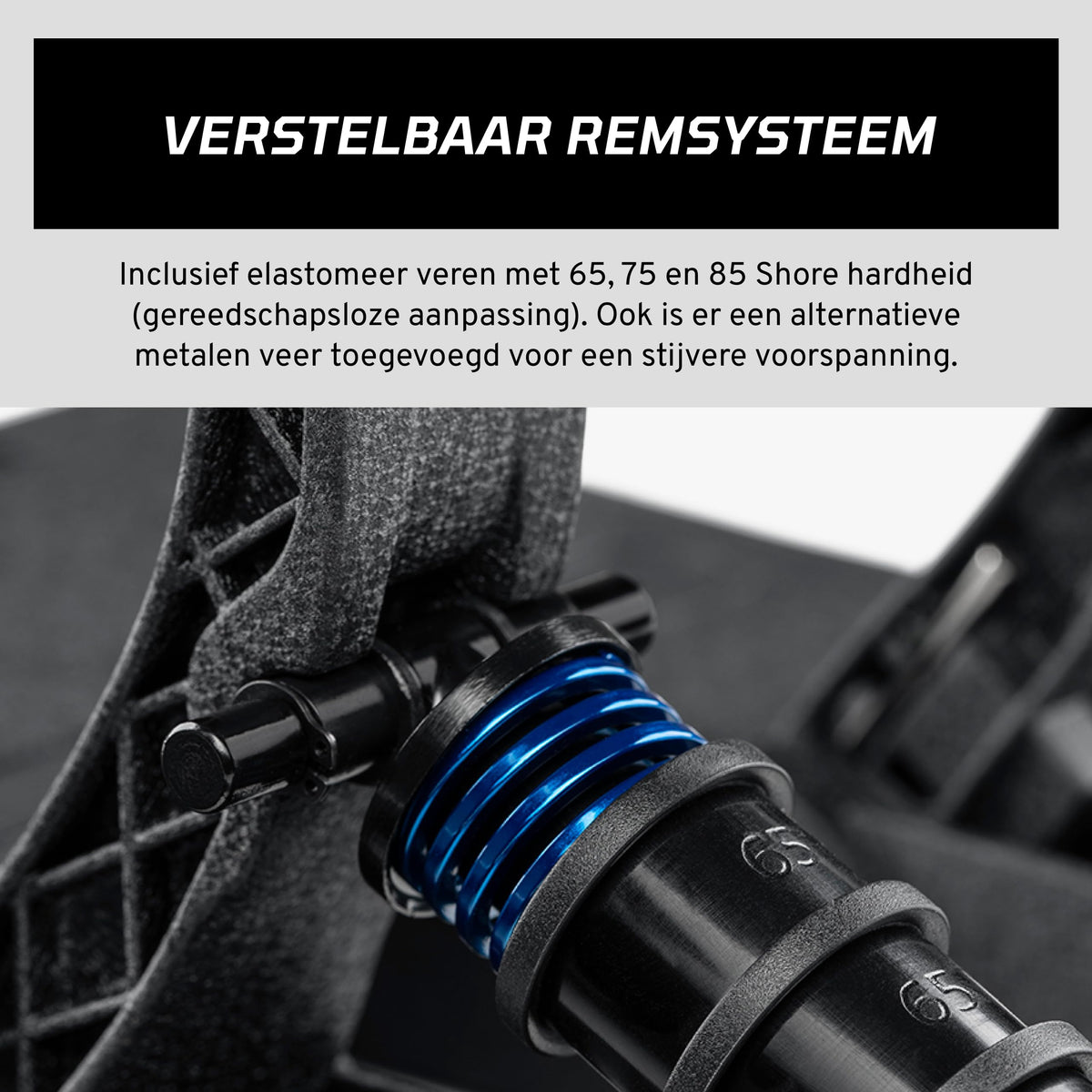 Fanatec array of included elastomers springs cables and tools for quick tuning