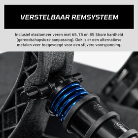 Fanatec array of included elastomers springs cables and tools for quick tuning