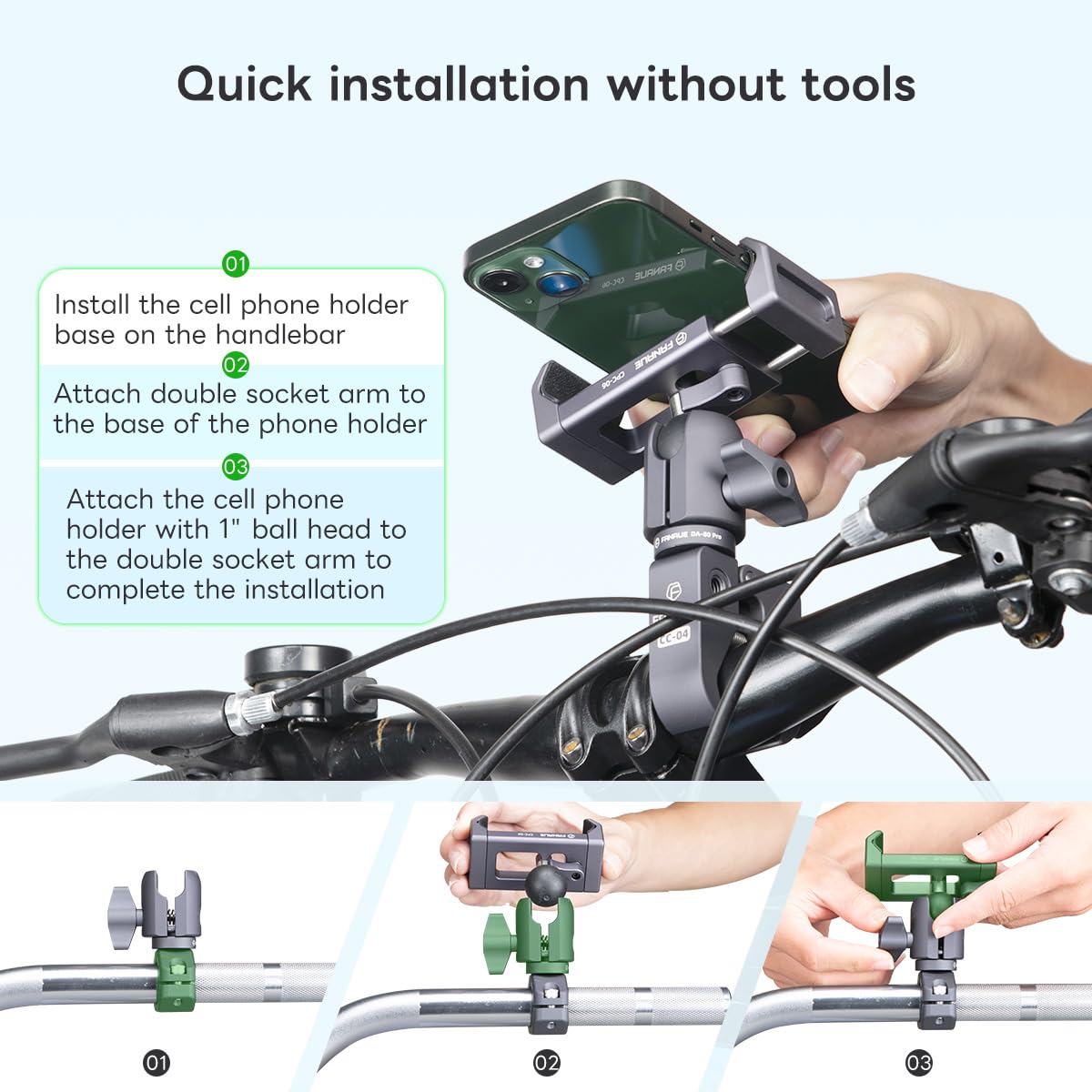 FANAUE alloy hardware and locking knob built for long-term durability
