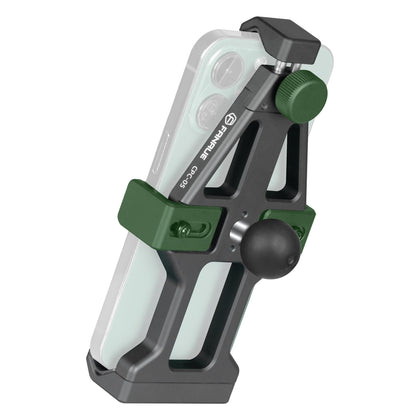 FANAUE front view mounted on handlebars showing secure grip and visibility
