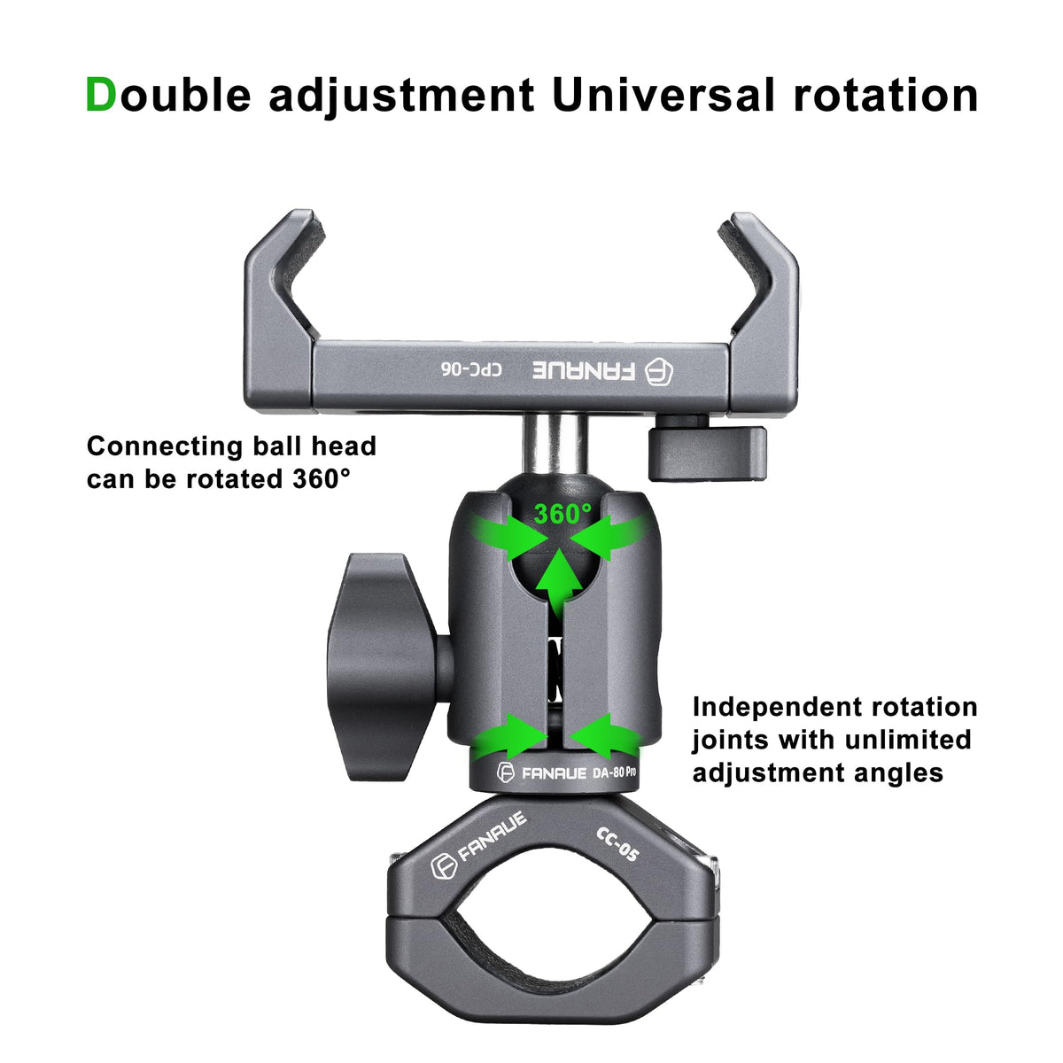 FANAUE inner rubber pad detail inside clamp, preventing slipping and protecting bar finish