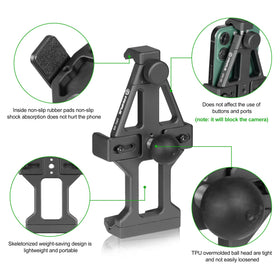 FANAUE rubber pad detail protecting phone screen and absorbing road vibration