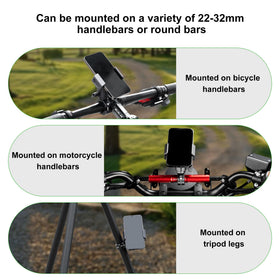 FANAUE side profile of U-bolt and butterfly knob, enabling quick hand-tight adjustments