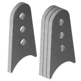 Fanmao front view of four tabs showing fit and benefits for axle mounting