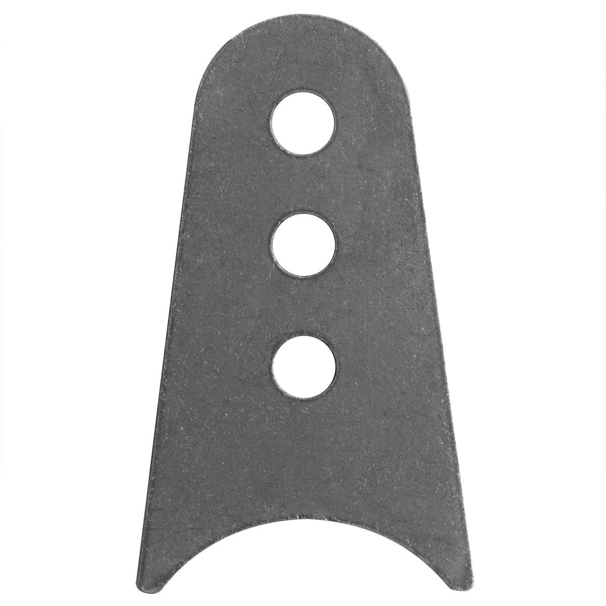 Fanmao tab welded to 3 inch axle demonstrating secure shock mounting