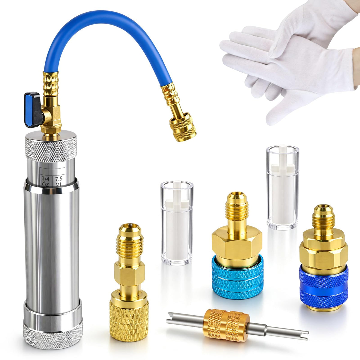 FANOVO front view injector showing compact design and easy handling benefit