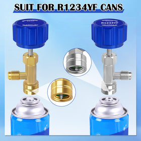 FANOVO puncture can tap close detail showing puncture tip for sealed cans and controlled dispensing