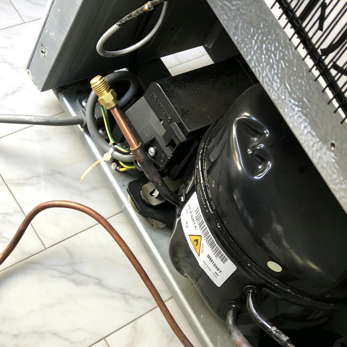 FANOVO valve installed on compressor outlet enabling easy service