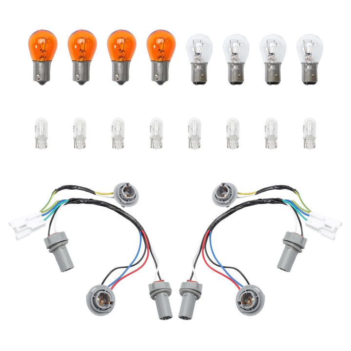 FanPaYY front packaging showing harnesses and bulbs for easy identification and fit