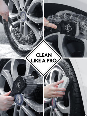 Fantasticlean brushes rinsed and drying quickly, low-maintenance durability