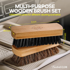 Fantasticlean plush sponge pads displayed absorbing dirt for efficient wipe-away