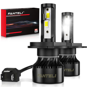 FANTELI front packaging showing two LED bulbs and pack information benefits clarity