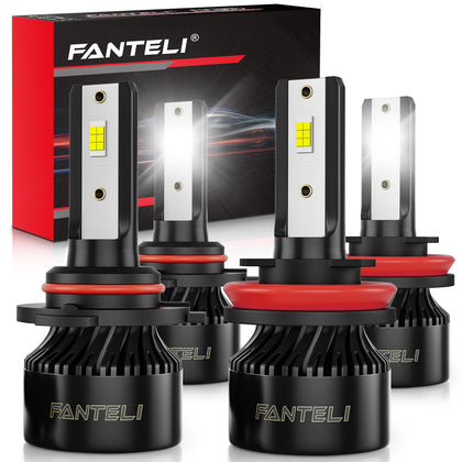 FANTELI front packaging showing pack of four and quick-install benefit
