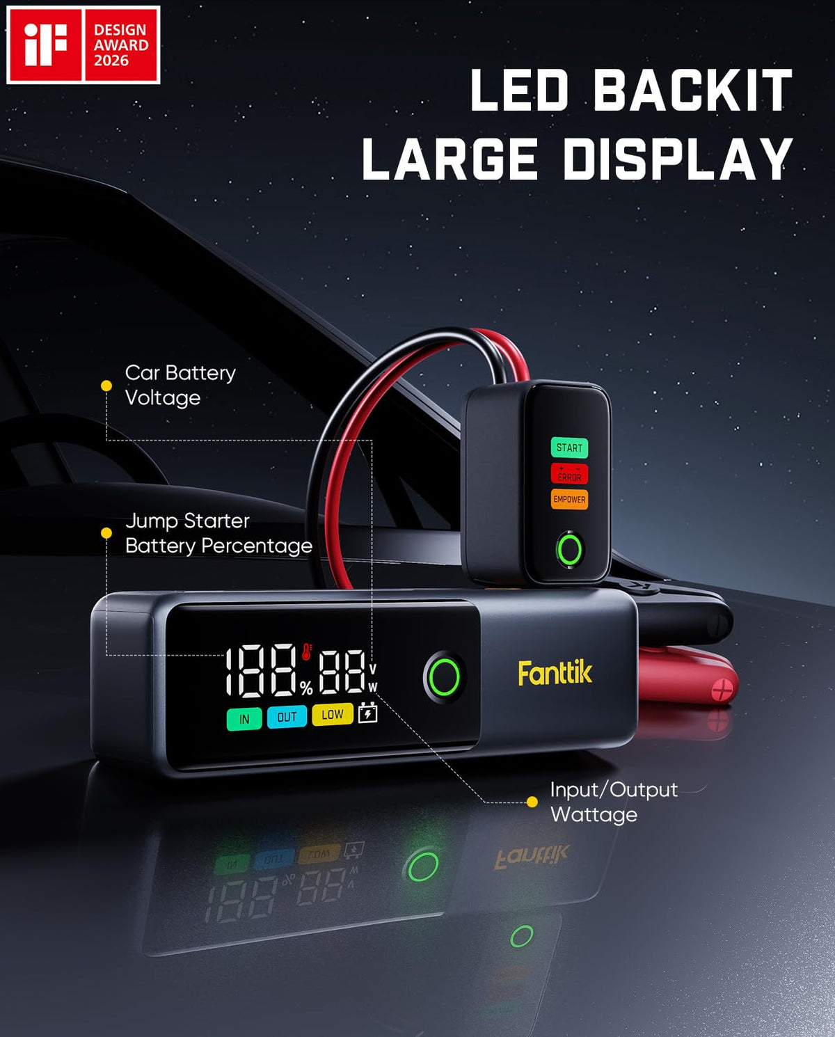 Fanttik Potent T10 retractable cable extended for tidy phone charging