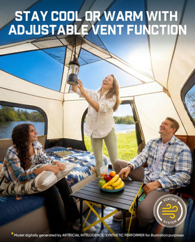 FanttikOutdoor fabric close-up showing seams and water-resistant protection