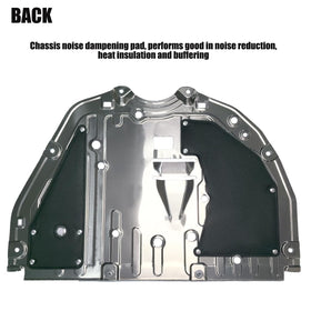 FANXIN splash shield mounted under a Civic demonstrating fitment