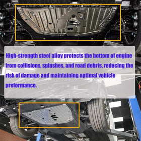 FANXIN underside view showing mounting holes for easy OEM-aligned installation