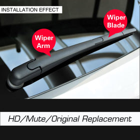 FAPIUO blade installed on Audi windshield reduces noise and improves clearing