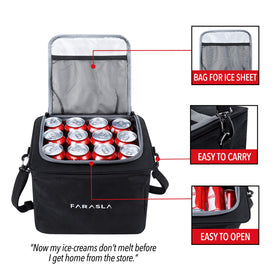 Farasla lid and adjustable straps securing cargo for safer transport benefit